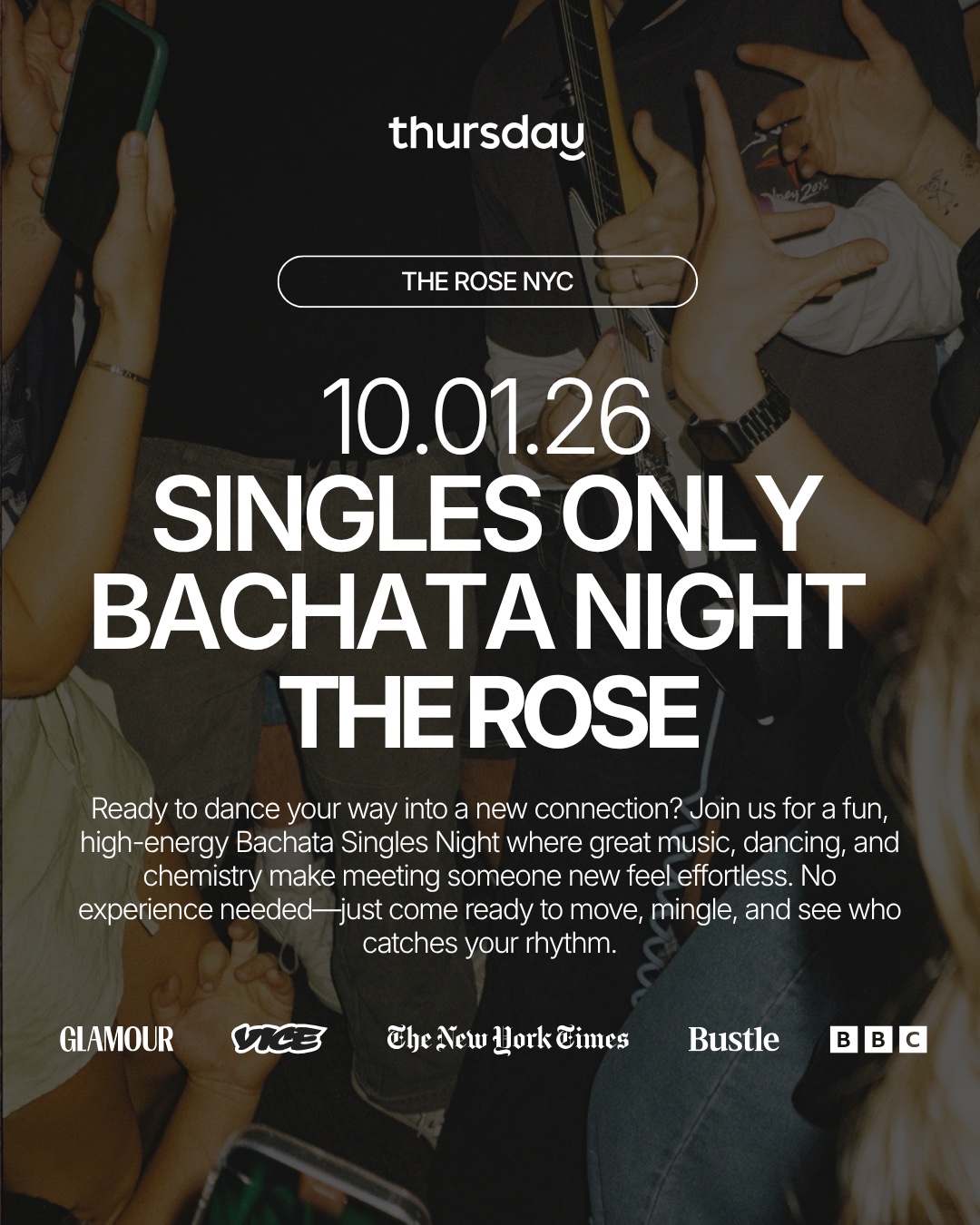 Event image for Thursday | The Rose NYC (Bachata Night) | NYC in Manhattan