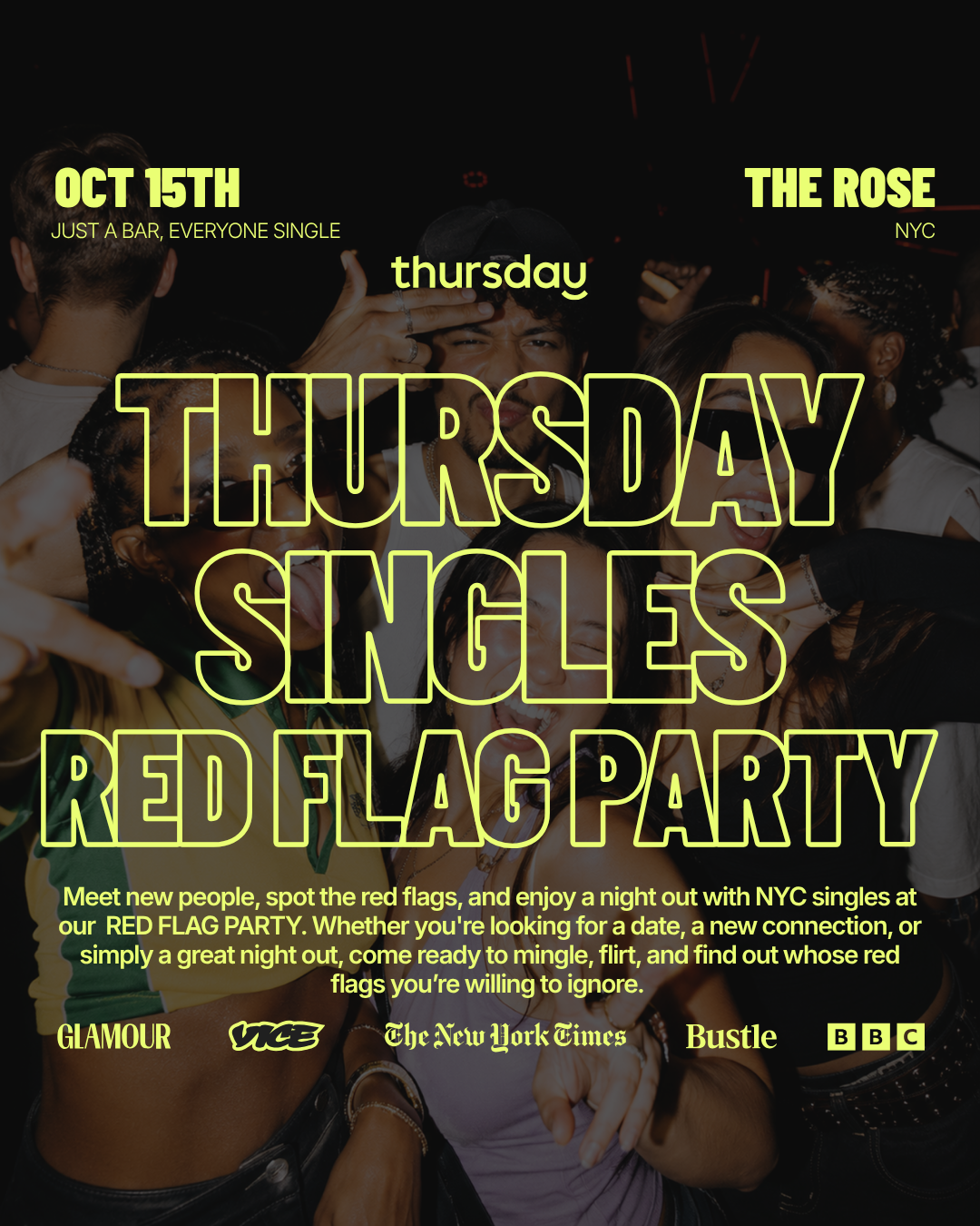 Event image for Thursday | Bananas NYC (Red Flag Party) | NYC in Manhattan
